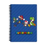 Cahier de texte Super Mario - 18x22 cm - bleu - Bagtrotter