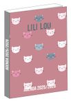 Agenda lililou - 1 jour par page - 12x17 cm - gris - Bagtrotter