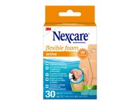 Nexcare Active Flexible foam - Assortiment de 30 pansements - chair