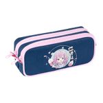 Trousse Manga - 2 compartiments - Bleu - Viquel