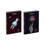 Agenda Space - 1 jour par page - 12 x 17 cm - Viquel