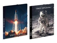 Viquel Space Conquest - Chemise à 3 rabats - pour 260 x 320 mm - disponible en différents thèmes/designs - disponible en différents coloris