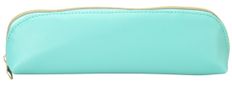 Trousse ovale SCHOOL "Dots" coloris turquoise