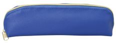 Estuche oval SCHOOL "Dots" color azul rey