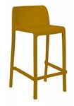 Tabouret snack empilable MINI ATTIC - Ezpeleta professionnel - Moutarde