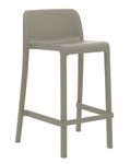 Tabouret snack empilable MINI ATTIC - Ezpeleta professionnel - Taupe