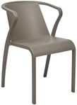 Fauteuil empilable FADO - Ezpeleta professionnel - Taupe