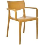 Fauteuil empilable TOWN - Ezpeleta professionnel - Moutarde