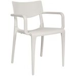 Fauteuil empilable TOWN - Ezpeleta professionnel - Blanc