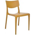 Chaise empilable TOWN - Ezpeleta professionnel - Moutarde