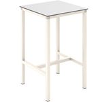 Table haute 70x70 cm URBAN - Ezpeleta professionnel - Blanc