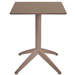 Table QUATRO abattante 60 x 60 cm - Ezpeleta - Taupe