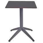 Table QUATRO abattante 60 x 60 cm - Ezpeleta - Anthracite
