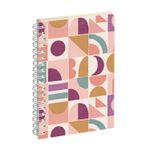 Agenda de poche spiralé 16 mois Paloma - 1 semaine sur 2 pages - 10 x 15 cm - Géométrique - Exacompta