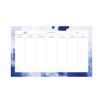 Quo Vadis - Sous-main perpétuel à feuillets - Multilingue - Iconique - Multicolore - Perpétuel - 16,5x26,5 cm - Papier Clairefontaine blanc - Fabrication française