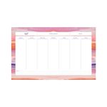 Quo Vadis - Sous-main perpétuel à feuillets - Multilingue - Iconique - Multicolore - Perpétuel - 16,5x26,5 cm - Papier Clairefontaine blanc - Fabrication française