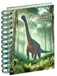 Agenda wire'o dino - 1 jour/page - 12,5 x 17,5 cm - Oberthur