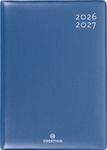Agenda Gomme métallisé - 1 jour par page - 12,5 x 17,5 cm - bleu - Oberthur
