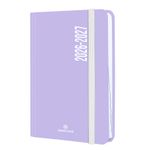 Agenda à élastique Alabama - 1 jour par page - 12,5 x 17,5 cm - lilas - Oberthur