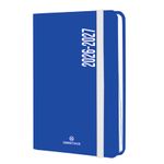 Agenda à élastique Alabama - 1 jour par page - 12,5 x 17,5 cm - bleu marine - Oberthur