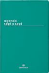 Agenda Boréal - 1 semaine sur 2 pages - 10 x 15 cm - vert - Oberthur