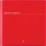 Agenda Boréal - 1 semaine sur 2 pages - 16,5 x 16,5 cm - rouge - Oberthur