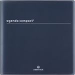 Agenda Boréal - 1 semaine sur 2 pages - 16,5 x 16,5 cm - noir - Oberthur