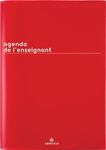 Agenda de l'enseignant Boréal - 21,5 x 30 cm - rouge - Oberthur