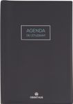 Agenda Cirrus - 1 jour par page - 12,5 x 17,5 cm - noir - Oberthur