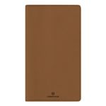 Agenda de poche Dayton - 1 semaine sur 2 pages - 9,5 x 17,5 cm - camel - Oberthur