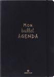 Bullet Agenda - 1 semaine sur 2 pages - 15 x 21 cm - noir - Oberthur