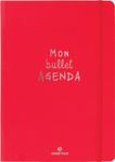 Bullet Agenda - 1 semaine sur 2 pages - 15 x 21 cm - rouge - Oberthur
