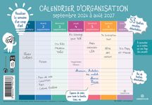 Calendrier d'organisation Hebdo Planning - 18 x 23 cm - 52 feuillets - Oberthur