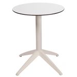 Table QUATRO abattante ronde Ø 60 cm - Ezpeleta - Blanc