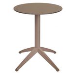 Table QUATRO abattante ronde Ø 60 cm - Ezpeleta - Taupe