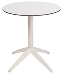 Table QUATRO abattante ronde Ø 70 cm - Ezpeleta - Blanc