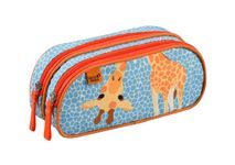 TROUSSE 2 COMPARTIMENTS Animascot - Girafe - 23x10x7 cm