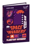 EUROTEXTAGENDA ML Space invaders - Violet - 12x17 cm - Journalier - 12 mois de août à juillet - Quo Vadis