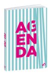 EUROTEXTAGENDA ML Trinidad - Rayures - 12x17 cm - finition rasé vif - Journalier - 12 mois de août à juillet - Quo Vadis