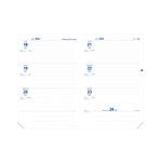 Recharge pour agenda 2024-2025 - semainier - 16 x 24 cm - blanc - Quo Vadis Texthebdo