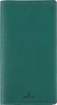 Agenda de poche Dayton - 1 semaine sur 2 pages - 9,5 x 17,5 cm - vert - Oberthur