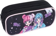 Trousse Manga girl - 2 compartiments - Oberthur