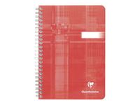 Clairefontaine - Carnet de notes à spirale - A5 - 100 pages - petits carreaux