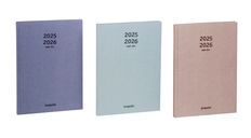 Agenda Semainier Notes 16 mois - 15 x 21 cm - Nature - 3 couleurs disponibles - Brepols