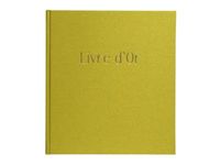Exacompta - Livre d'or 140 pages tranche or 21x19cm Pop N Co Lime