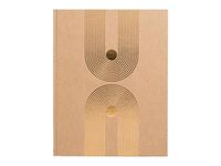 Exacompta - Livre d'or 100 pages tranche or 27x22cm Graphik kraft