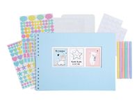 Exacompta ScrapAddict - Kit scrapbook - bleu pastel