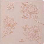 Agenda Summerside - 1 semaine sur 2 pages - 16,5 x 16,5 cm - nude - Oberthur