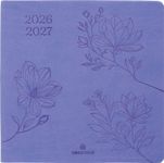 Agenda Summerside - 1 semaine sur 2 pages - 16,5 x 16,5 cm - lilas - Oberthur