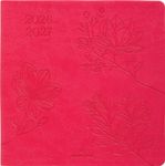 Agenda Summerside - 1 semaine sur 2 pages - 16,5 x 16,5 cm - corail - Oberthur